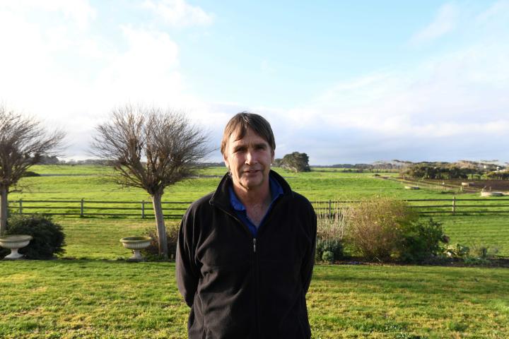 Dairy farmer Bruce Vallance