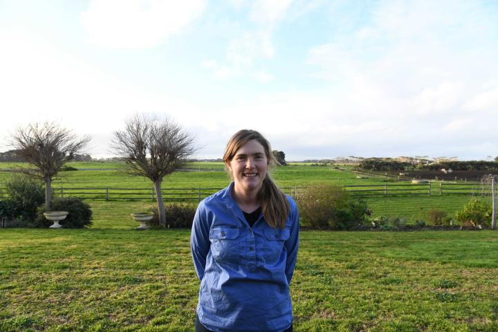 Female dairy farmer